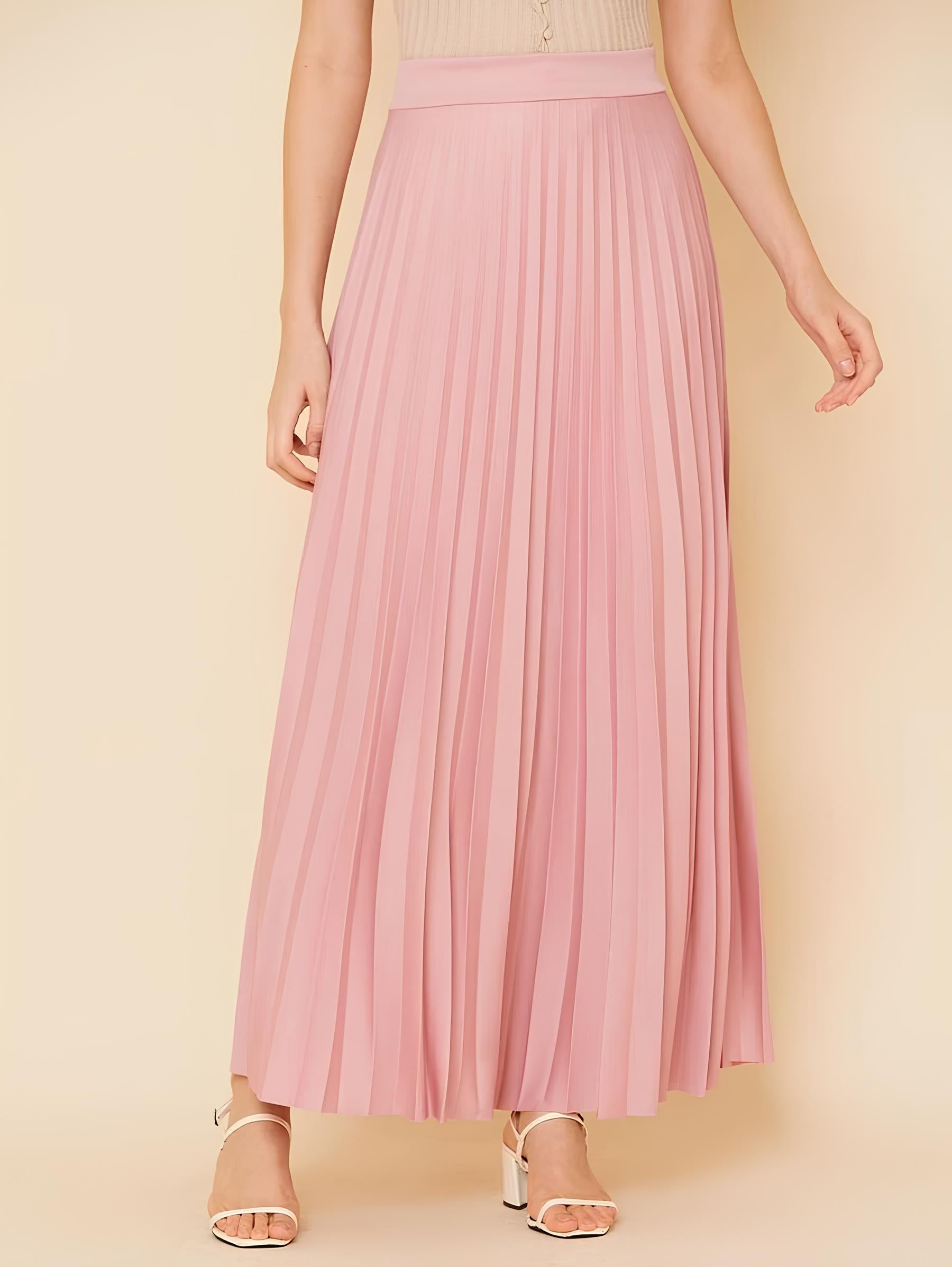 Saia Longa Plissada