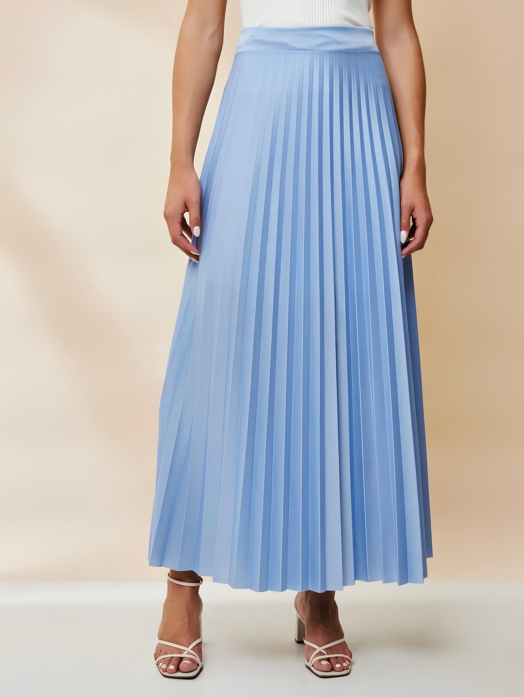 Saia Longa Plissada