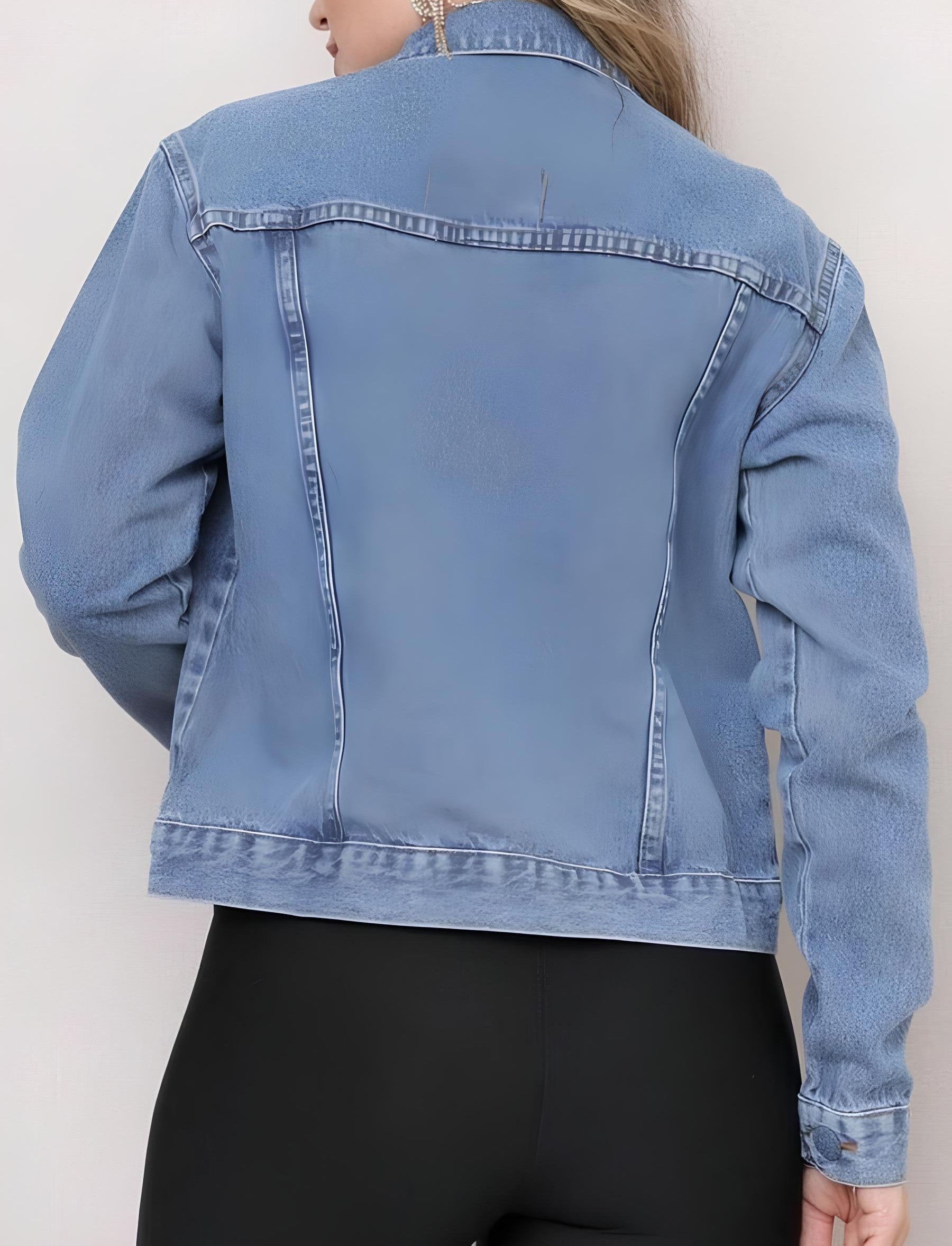 Jaqueta Jeans Feminina