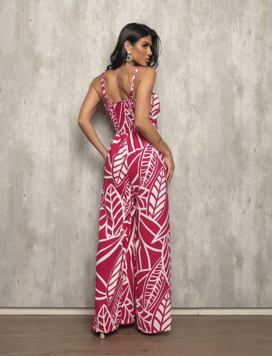 Macacão Longo Estampado